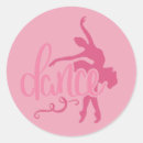 Recherche de silhouette de danseur autocollants Danseuse de ballet