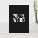 Recherche de weird vœux cartes Strange
