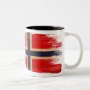 Recherche de drapeau de la norvège tasses National