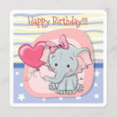 Recherche de éléphant de bande dessinée cartes postales Pour enfants