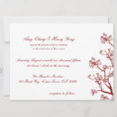 Recherche de chinois mariage invitations Fleurs de cerisier