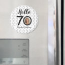 Recherche de point noir et blanc magnets Rétro