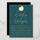 Recherche de blue and gold mariage invitations Simple
