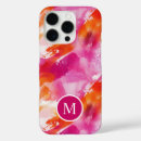 Recherche de aquarelle abstraite iphone coques Monogramme