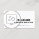 Recherche de ordinateur cartes visite Technique