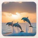 Recherche de dauphins dessous de verres Saut