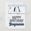 Recherche de amant de pingouin vœux cartes Hiver