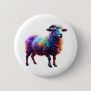 Recherche de moutons drôles badges Laine