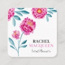 Recherche de peinture de fleurs cartes visite Customer