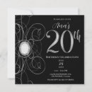 Recherche de 20 anniversaire invitations Glamour