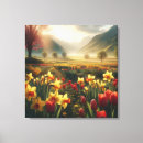 Recherche de rayons impressions sur toile Rouge