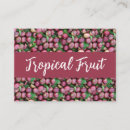 Recherche de fruit tropical cartes visite Chef