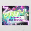 Recherche de rave party invitations Coloré
