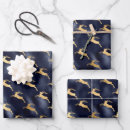 Recherche de blue gold papier cadeau Glam