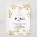 Recherche de patinage anniversaire invitations Fille