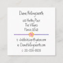 Recherche de artiste de métier cartes visite Floral