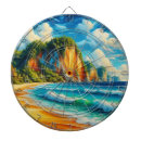 Recherche de rivage jeux de fléchettes Vagues