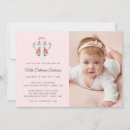 Recherche de baptême invitations Fleurs roses