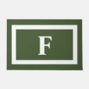 Recherche de vert olive foncé Monogrammé