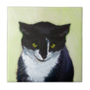 Recherche de chat carreaux Portrait