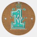 Recherche de numéro 1 autocollants Anniversaire