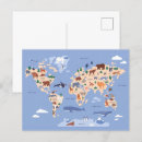 Recherche de enfants monde cartes postales Animaux