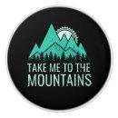 Recherche de montagnes boutons et poignées de porte Randonnée