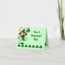 Recherche de lutins carte jour saint patrick L'irlande