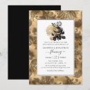 Recherche de gold anniversary invitations Noir