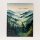 Recherche de brumeux puzzles Montagnes