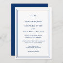 Recherche de bleu marine mariage invitations Simple