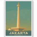 Recherche de jakarta autocollants Asie