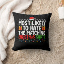 Recherche de chemise coussins Noël