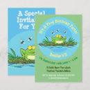 Recherche de grenouilles invitations Illustration de grenouille