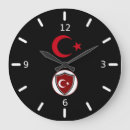 Recherche de drapeau la turquie horloges Élégant
