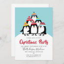 Recherche de pingouin noël invitations Moderne