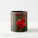 Recherche de coquelicots tasses Rouge