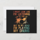 Recherche de percussion vœux cartes Batteur