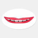 Recherche de dents ovales autocollants Sourire