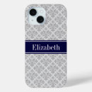 Recherche de gris bleu iphone coques Initiales