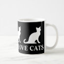 Recherche de amour de chat tasses Pour lui