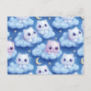 Recherche de motif kawaii cartes postales Chat