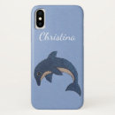 Recherche de dauphins iphone coques Bleu