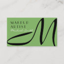 Recherche de facteur cartes visite Maquillage