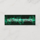 Recherche de qualifié cartes visite Électricien