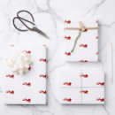 Recherche de le renne de père noël papier cadeau Rouge