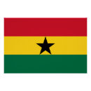 Recherche de drapeau du ghana posters Ghanéen