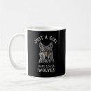 Recherche de visage loup tasses Animal