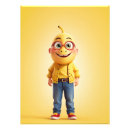 Recherche de banane jaune posters Amusant