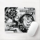 Recherche de géométrique noir et blanc tapis souris Abstrait